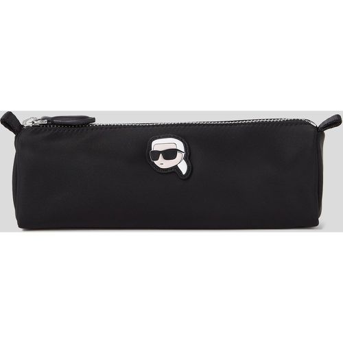 Ikon Nylon Pencil Case, Woman, , Size: One size - Karl Lagerfeld - Modalova