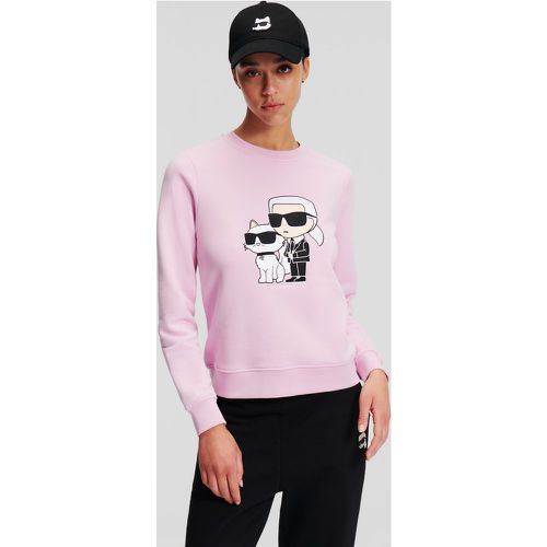 Karl Ikonik Karl & Choupette Sweatshirt, Woman, , Size: XS - Karl Lagerfeld - Modalova