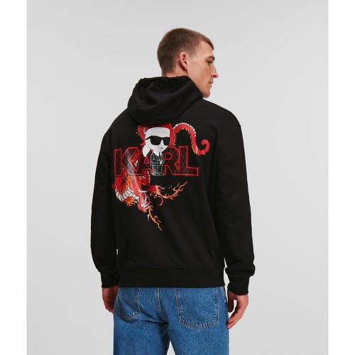 Ikon Lunar New Year Hoodie, Man, , Size: L - Karl Lagerfeld - Modalova