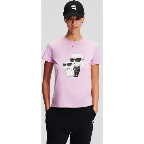 Karl Ikonik Karl & Choupette T-shirt, Woman, , Size: M - Karl Lagerfeld - Modalova
