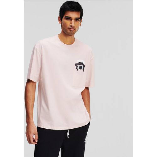 Kl X Darcel Disappoints Pocket T-shirt, Man, , Size: L - Karl Lagerfeld - Modalova