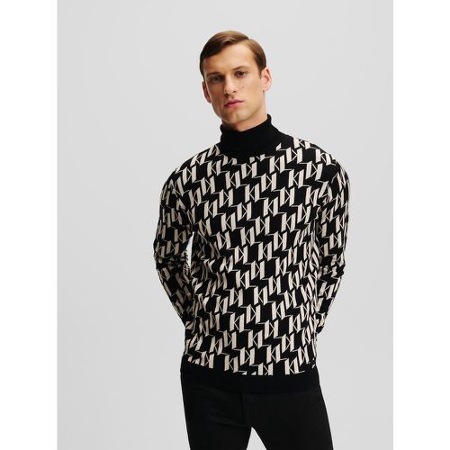 Kl Monogram Rollneck Sweater, Man, /, Size: L - Karl Lagerfeld - Modalova