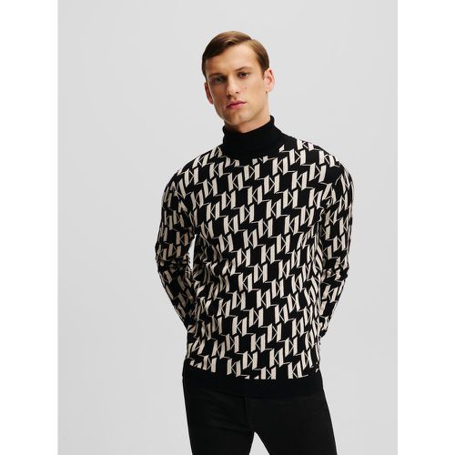 Kl Monogram Rollneck Sweater, Man, /, Size: XL - Karl Lagerfeld - Modalova