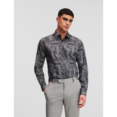 Modern-fit Patterned Shirt, Man, /, Size: 41 - Karl Lagerfeld - Modalova