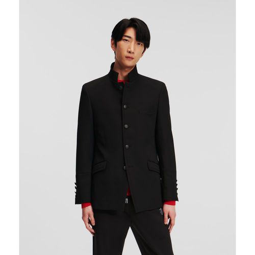 Stand-up Collar Jacket, Man, , Size: 46 - Karl Lagerfeld - Modalova