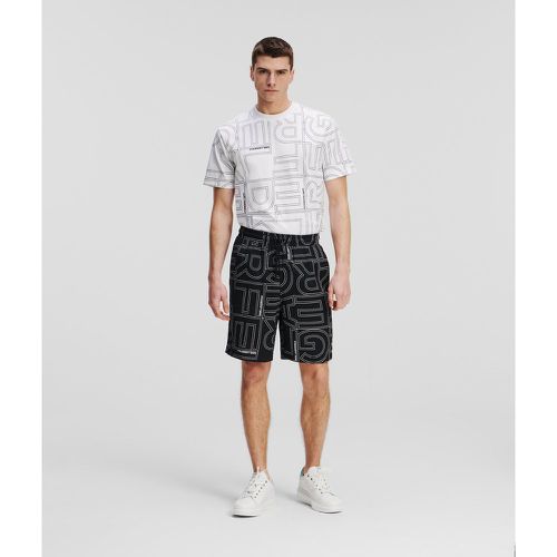 All-over Karl Logo Shorts, Man, /, Size: L - Karl Lagerfeld - Modalova