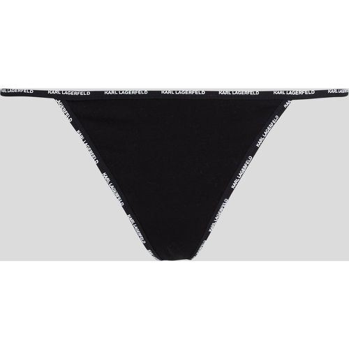 Mini Logo G-string, Woman, , Size: XL - Karl Lagerfeld - Modalova