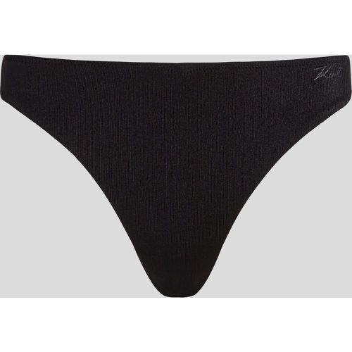 Metallic Bikini Bottoms, Woman, , Size: XL - Karl Lagerfeld - Modalova