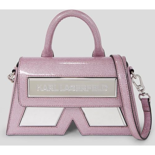 Ikon K Small Glitter Crossbody Bag, Woman, , Size: One size - Karl Lagerfeld - Modalova