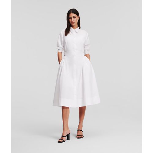 Poplin Shirt Dress, Woman, , Size: 40 - Karl Lagerfeld - Modalova