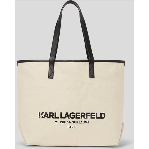 Rue St-guillaume Canvas Shopper, Woman, , Size: One size - Karl Lagerfeld - Modalova