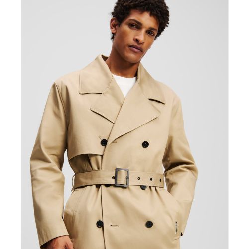 Trench Coat À Capuche, , , Taille: L - Karl Lagerfeld - Modalova