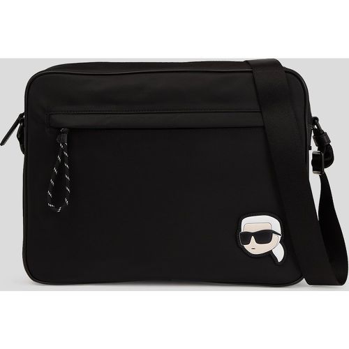 K/ikonik Nylon Messenger Bag, Man, , Size: One size - Karl Lagerfeld - Modalova