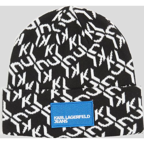 Klj Monogram Beanie, Woman, , Size: One size - Karl Lagerfeld - Modalova