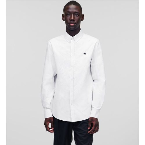 Karl Ikon Poplin Shirt, Man, , Size: XL - Karl Lagerfeld - Modalova