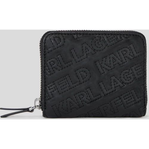 K/essential Kuilt Small Zip Wallet, Woman, , Size: One size - Karl Lagerfeld - Modalova