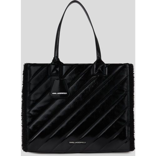 K/skuare Large Shearling Tote Bag, Woman, , Size: One size - Karl Lagerfeld - Modalova