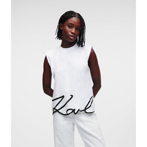 Karl Signature Tank Top, Woman, /, Size: XS - Karl Lagerfeld - Modalova