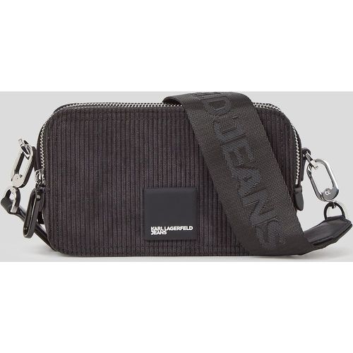 Klj Corduroy Box Logo Camera Bag, Man, , Size: One size - KL Jeans - Modalova