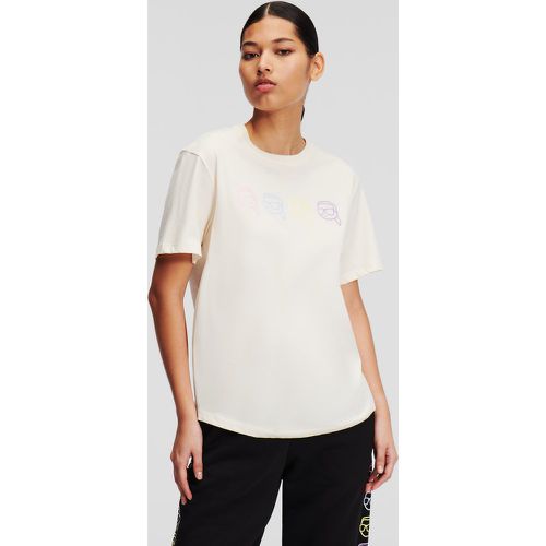 Ikon Outline T-shirt, Woman, , Size: L - Karl Lagerfeld - Modalova