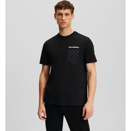 Kl Monogram Pocket T-shirt, Man, , Size: XXL - Karl Lagerfeld - Modalova