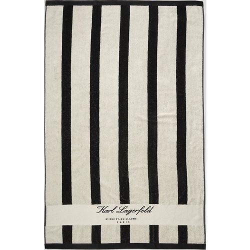 Hotel Karl Striped Beach Towel, Woman, , Size: One size - Karl Lagerfeld - Modalova
