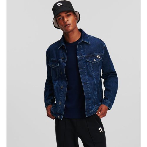 K/ikonik Slim-fit Denim Jacket, Man, , Size: XL - Karl Lagerfeld - Modalova