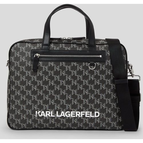 K/monogram Klassik Briefcase, Man, , Size: One size - Karl Lagerfeld - Modalova