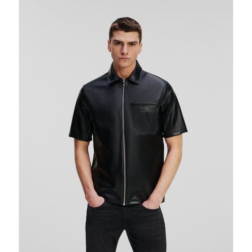Zipped Shirt, Man, , Size: XS - Karl Lagerfeld - Modalova