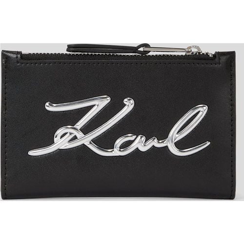 K/signature Folded Cardholder, Woman, , Size: One size - Karl Lagerfeld - Modalova