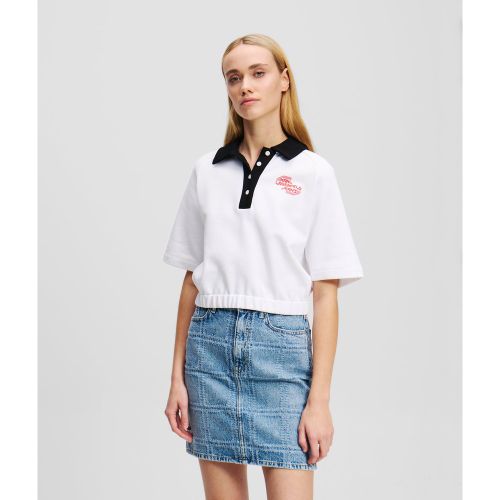 Polo Cropped, , , Taille: L - Karl Lagerfeld - Modalova