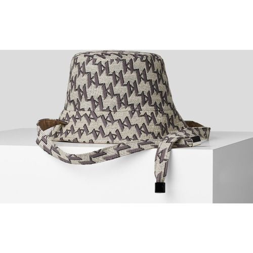 K/monogram Reversible Bucket Hat, Woman, , Size: One size - Karl Lagerfeld - Modalova