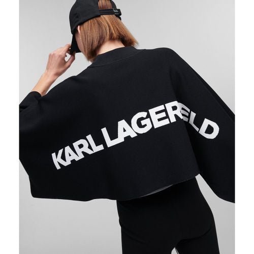 Karl Logo Scarf Sweater, Woman, /, Size: L - Karl Lagerfeld - Modalova