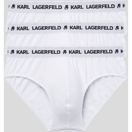 Logo Briefs 3-pack, Man, , Size: L - Karl Lagerfeld - Modalova