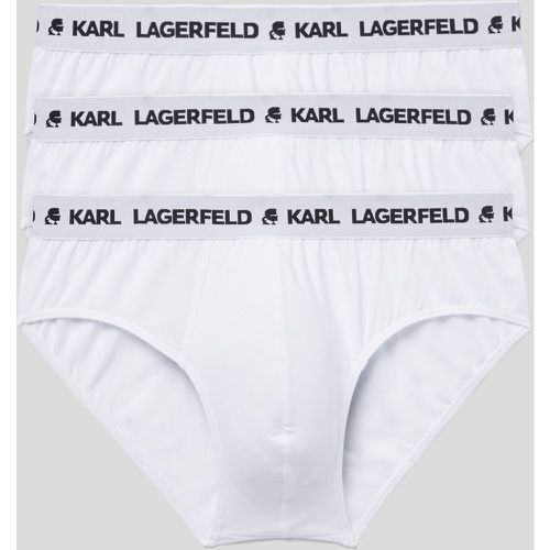 Logo Briefs 3-pack, Man, , Size: M - Karl Lagerfeld - Modalova