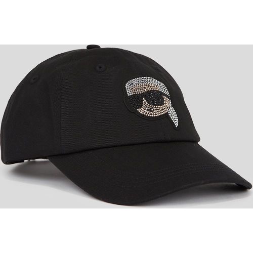 Ikon Rhinestone Karl Cap, Woman, , Size: One size - Karl Lagerfeld - Modalova