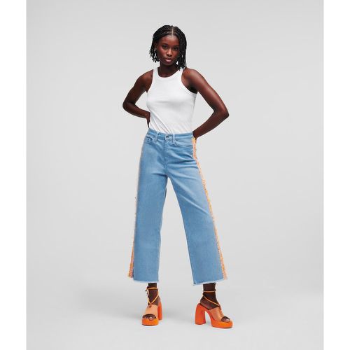 Denim Bouclé Jeans, Woman, /, Size: 24 - Karl Lagerfeld - Modalova