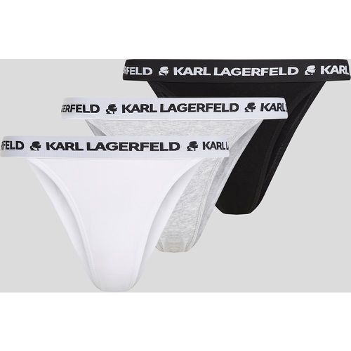 Karl Logo Brazilian Briefs – 3 Pack, Woman, //, Size: L - Karl Lagerfeld - Modalova