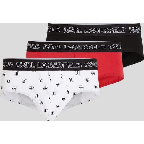 Ikon Briefs – 3 Pack, Man, //, Size: L - Karl Lagerfeld - Modalova