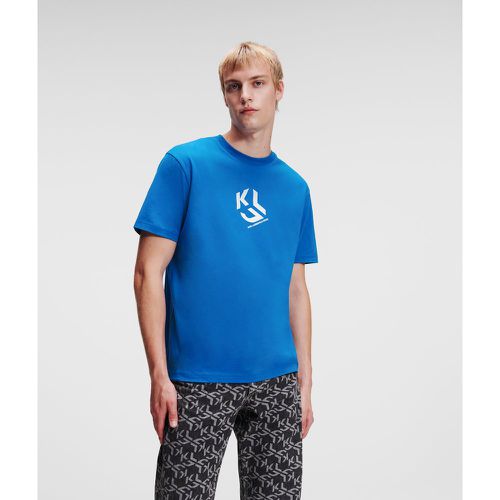 Klj Monogram Regular T-shirt, Man, , Size: XL - KL Jeans - Modalova