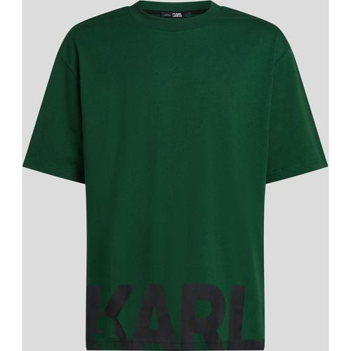 Karl Logo Hem T-shirt, Man, , Size: L - Karl Lagerfeld - Modalova