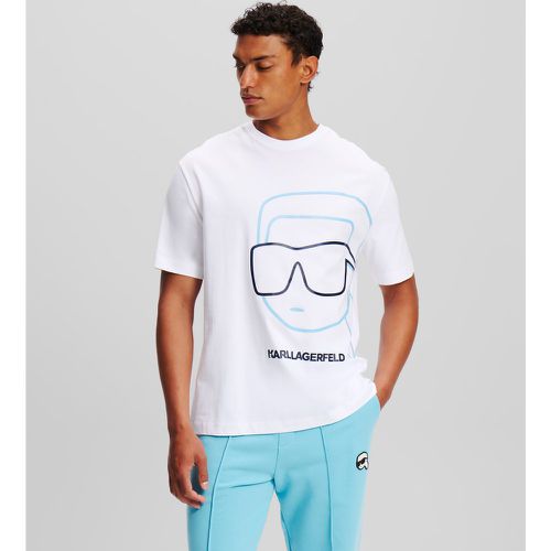 K/ikonik Outline T-shirt, Man, , Size: L - Karl Lagerfeld - Modalova