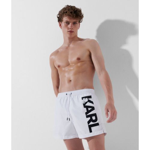 Karl Logo Board Shorts, Man, , Size: L - Karl Lagerfeld - Modalova