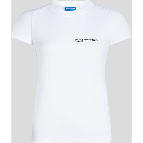 Klj Logo Slim-fit T-shirt, Woman, , Size: S - Karl Lagerfeld - Modalova