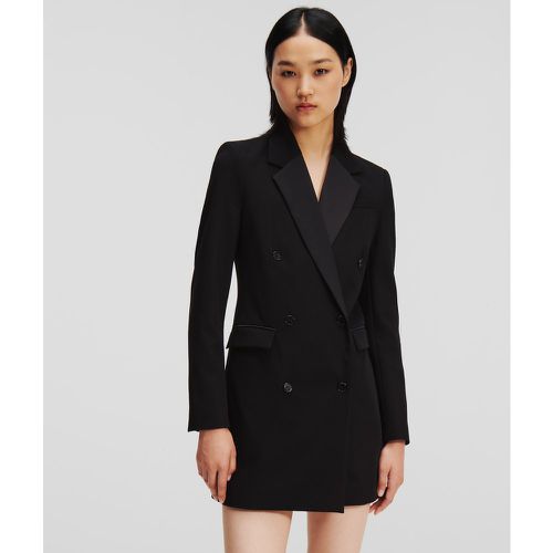 Longline Tailored Blazer, Woman, , Size: 38 - Karl Lagerfeld - Modalova