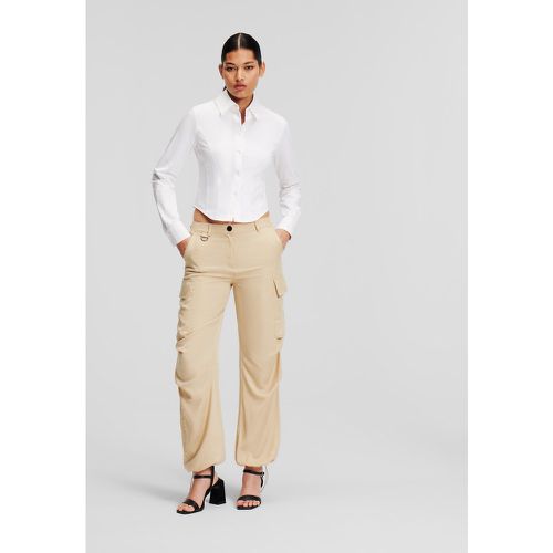 Ultra-soft Cargo Pants, Woman, , Size: 38 - Karl Lagerfeld - Modalova