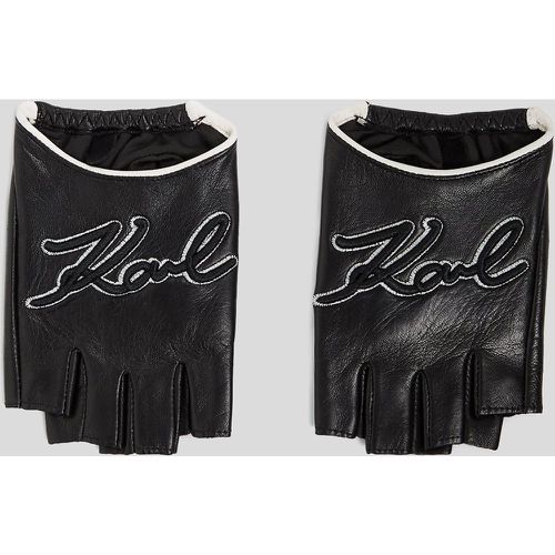 K/signature Fingerless Gloves, Woman, /, Size: L - Karl Lagerfeld - Modalova