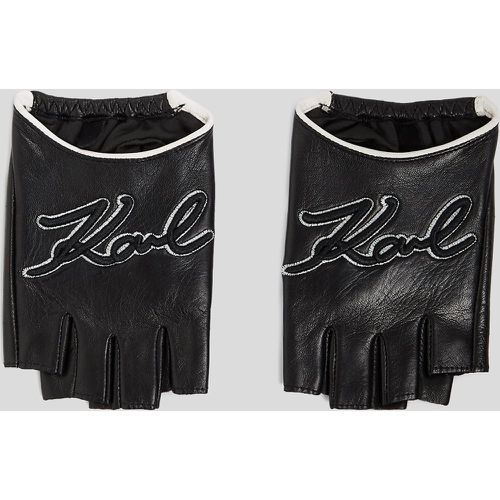 K/signature Fingerless Gloves, Woman, /, Size: M - Karl Lagerfeld - Modalova