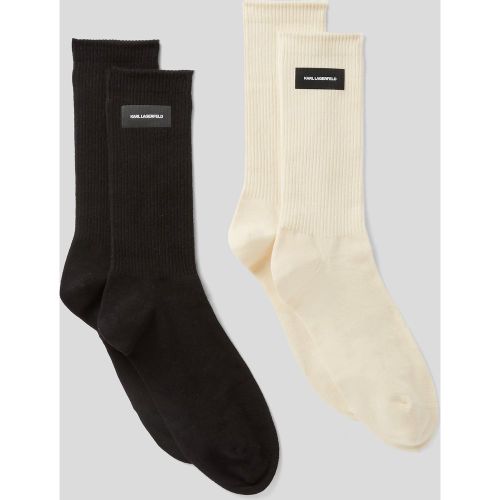 Essential Logo Socks – 2 Pack, Woman, -, Size: One size - Karl Lagerfeld - Modalova