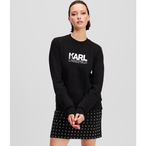 Karl Stack Logo Sweatshirt, Woman, , Size: S - Karl Lagerfeld - Modalova